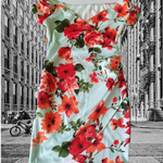 robe courte fleurie Magnolia