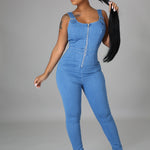 combinaison denim LUNA